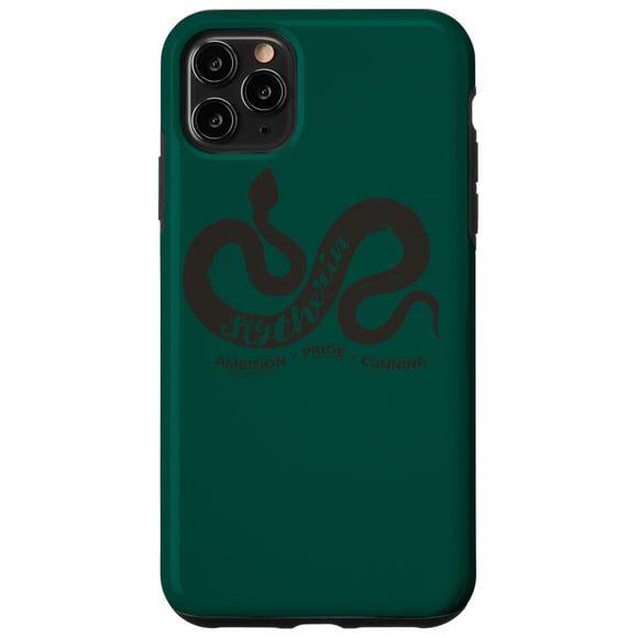 Funda para teléfono Harry Potter Slytherin Wordcraft iPhone 11 Pro Max