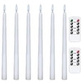 thumbnail image 1 of Bienvenido 6 velas LED sin llama parpadeantes con luz cálida y 2 mandos a distancia para Navidad, Acción de Gracias, Halloween, decoración del hogar y boda, 1 of 8