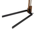 thumbnail image 4 of Melmar Arc Floor Lamp - Weathered Brass and Walnut Dimmer Switch V-base, 4 of 11