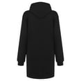 thumbnail image 5 of Winter Savings Clearance! Lindreshi Plus Size Dresses for Women on Clearance Fashion Women Hooded Dress Long Sleeves Pockets Short Sweatshirt Dress, 5 of 9