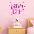 thumbnail image 1 of VWAQ Dream It and Do It Wall Decal Inspirational Wall Quote Sayings Motivational Classroom Wall Art Stickers Bedroom Decor, 1 of 1