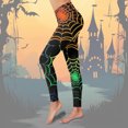 thumbnail image 1 of MKLEKYY Leggings deportivos push up para mujer, de cintura alta, estampados, para yoga, correr, fitness diario, 1 of 3