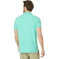 thumbnail image 2 of U.S. Polo Assn. Men's Solid Pique Polo With Small Pony Polo Shirt, Jade Green Heather, Large, 2 of 3