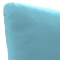 thumbnail image 5 of Jordan Manufacturing 23.5" x 24" Canvas Light Aqua Solid Square Tufted Outdoor Deep Seat Chair Back Cushion with Fabric Button, 5 of 9