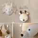 thumbnail image 5 of Decoración hogareña Gwong animales cabeza decoración de pared delicada algodón relleno peluche de peluche colgando decoración de juguete decoración del hogar Gwong 21070576, 5 of 6