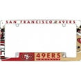 thumbnail image 1 of San Francisco 49ers Cadre de Plaque d'Immatriculation Chromée Intégrale, 1 of 1