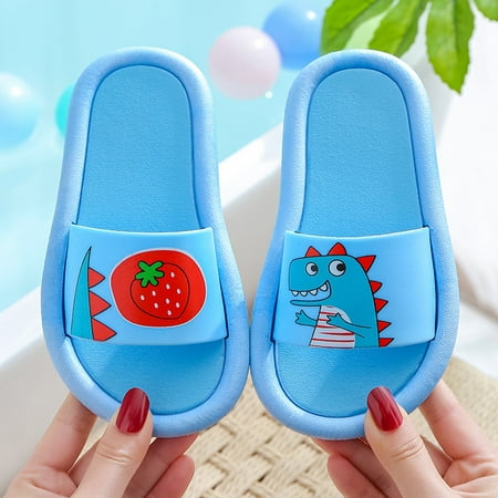 

Girls Toddler Dinosaur Baby Shoes Summer Sandals Boys Fruit Children Slippers Girl s shoes