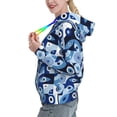 thumbnail image 2 of Haiem Evil Eye for Women's Fashion Hoodies & Sweatshirts with Kangaroo Pocket,Hooded Sweatshirt with Eye-catching Drawstrings-Medium, 2 of 7