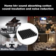 thumbnail image 3 of Acoustic Foam Sound Absorbing Panels SelfAdhesive Fireproof WedgeShaped Foam for Studio 30x30x2.5 cm, 3 of 5