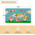 thumbnail image 2 of Easter Door Mat 30 X 17 Inch Easter Bunny Gnome Doormat Indoor Outdoor Entrance Floor Mat Non Slip Easter Decor Rubber Mats, 2 of 6