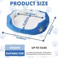 thumbnail image 2 of PinkSheep Dog Beds for Small Dogs Puppy Bed Pet Cats Bed with Removable Cushion for Indoor Cats Dogs, Blue, 2 of 9