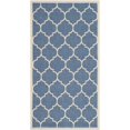 thumbnail image 1 of Safavieh Courtyard Blue Indoor Outdoor Rug - 4' x 5'7", 1 of 2