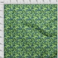 thumbnail image 4 of oneOone Georgette Viscose Light Green Fabric Asian Japanese Wave Sewing Craft Projects Fabric Prints By Yard 42 Inch Wide, 4 of 4