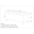 thumbnail image 4 of Ottomane De Rangement Similicuir – Noir, 4 of 4