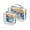 Hand Drawing River, variant on Clear Makeup Bags with Handle Large Opening 2 Pack Set Toiletry Bag Quart Size Bag, for Women Man Traveling Travel Essentials, Toiletries and Other. Hand Drawing River