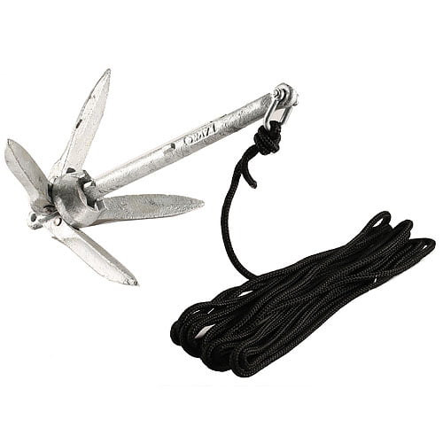 Extreme Max 3006.6705 BoatTector Complete Grapnel Anchor Kit 
