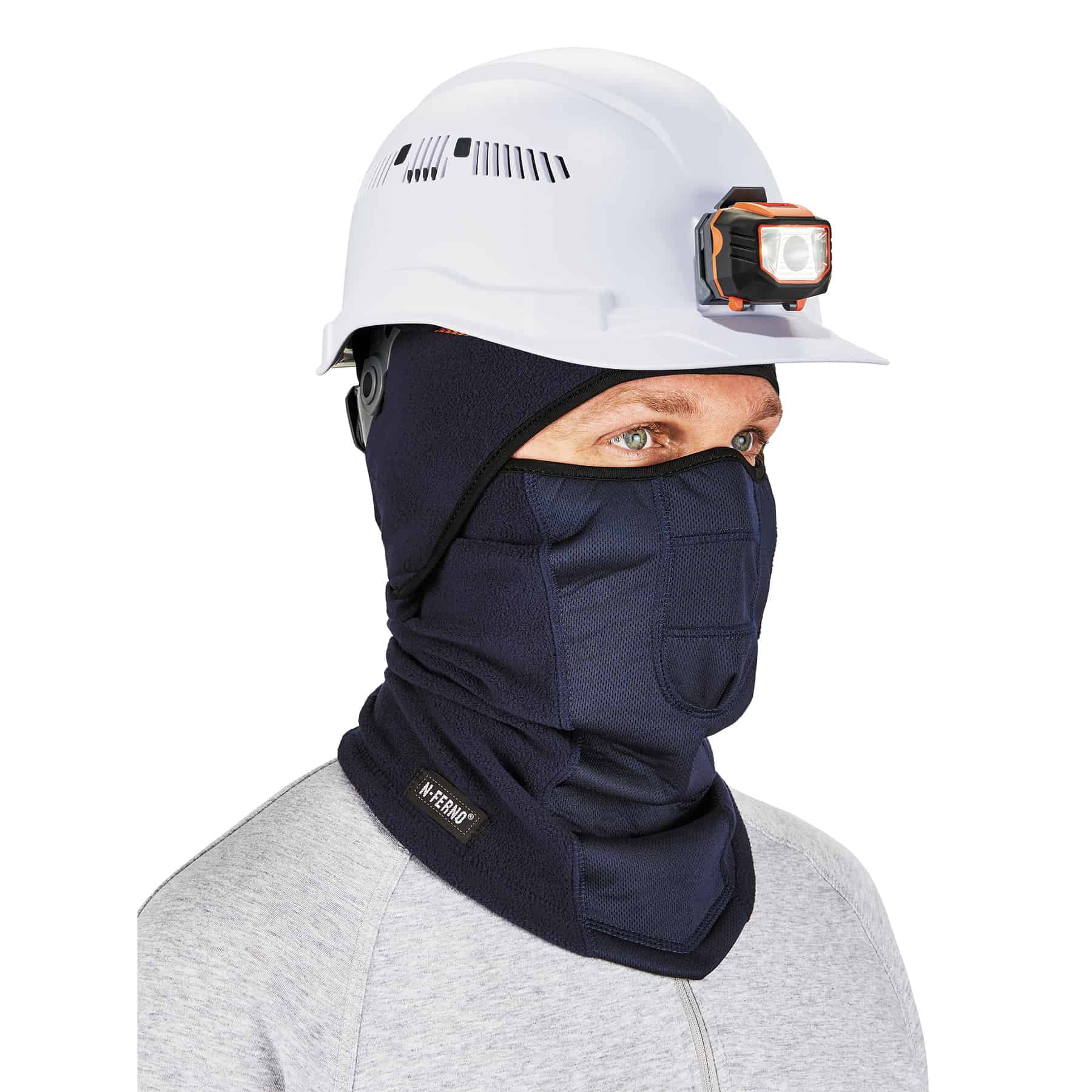 6823 Navy Wind-proof Hinged Balaclava Face Mask