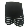 thumbnail image 3 of Delliss Maternity Shorts For Woman Maternity Stripe Print Stretch Biker Shorts White XL, 3 of 3
