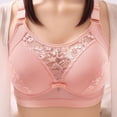 thumbnail image 2 of Yxbdin Womens Mesh Bra Plus Size Adjustable Strap Bras Full Coverage Bralettes Supportive Wireless Bralettes for Large Bust XXL, 2 of 10