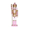 thumbnail image 2 of GUOOL Wooden Nutcracker Puppet Statue Kids Traditional for Shelves Holiday +Nutcracker StyleM, 2 of 9