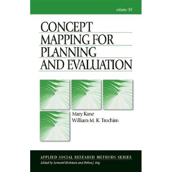 Pre-Owned Applied Social Research Methods Concept Mapping for Planning and Evaluation, Book 50, (Hardcover)