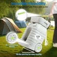 thumbnail image 3 of DEXTRUS 45L Portable Camping Sink with Adjustable Wash Basin, Soap Dispenser, and Large Wheels,Camping Hand Wash Station for Outdoor, Travel, Garden,Bathroom,Kitchen, 3 of 6