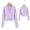 Purple, variant on Toddler Kids Half-Zipper Knitted Sweater Cute Solid Color Half-High Neck Long Sleeve Warm Sweater Tops Purple 8-9 Years