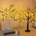 thumbnail image 1 of Luces LED para el árbol para decoraciones navideñas - Decoración interior con pilas para ventanas y mesillas de noche con un cálido resplandor blanco, 1 of 6