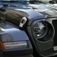 thumbnail image 3 of for Jeep Wrangler JL 2018-2020 Chrome Hood Latch Cover Sticker Trim-, 3 of 4