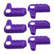 thumbnail image 1 of Cubierta de la manija del interruptor de extracción del techo rígido para Jeep Wrangler JL JLU 2018-2023 para la decoración del pestillo del panel Freedom Accesorios interiores 6 piezas púrpura, 1 of 7