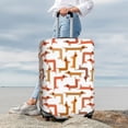thumbnail image 7 of Hirioo Dachshund Dog for Elasticity Suitcase Cover (No luggage Included) Durable Luggage Protector Fits 18-32 Inch Luggage-Small, 7 of 7