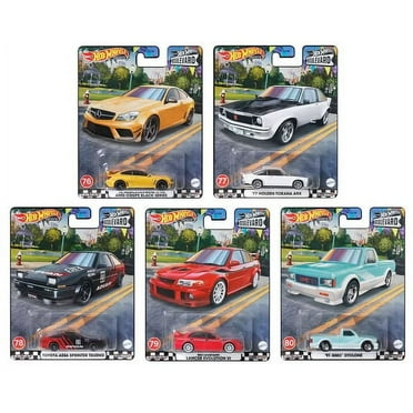 Hot Wheels Boulevard R Cases Play Vehicles, 5 Set