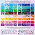 thumbnail image 3 of Craft Kit de cuentas QUEFE Rainbow Pony con cuentas con letras, 2350 unidades, 3 of 7