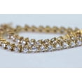 thumbnail image 4 of Tennis Bracelet 8 Ct Round Cut White Moissanite 14K Yellow Gold Plated, 4 of 4