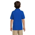 thumbnail image 3 of Wonder Nation Boys Short Sleeve Cotton Blend Polo Shirt, Sizes 4-18 & Husky, 3 of 5