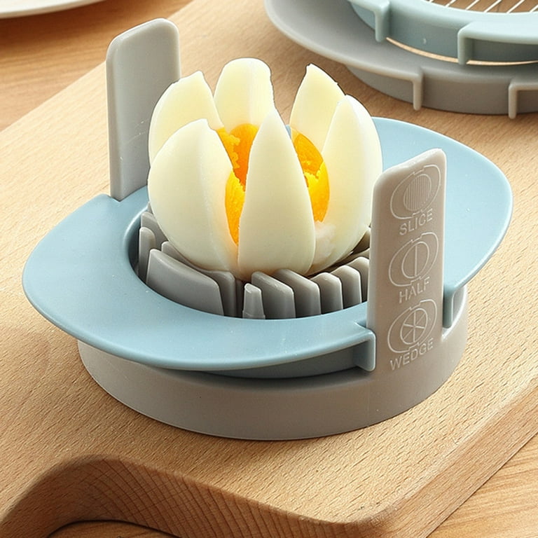  Egg Slicer for Hard Boiled Eggs - 3 Slice Modes, Handy