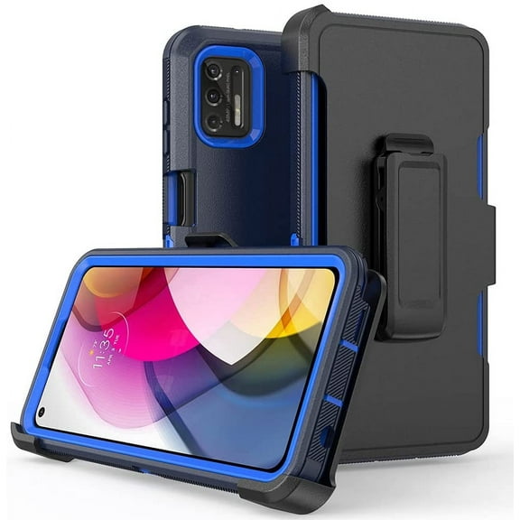 Rome Tech Motorola Moto G Stylus 5G Defender Case - Navy Blue