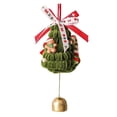 thumbnail image 1 of Christmas Decoration Garland Scene Layout Christmas Tree Decorations Rattan Ring Pendant Door Hanging Twist Stick, 1 of 7