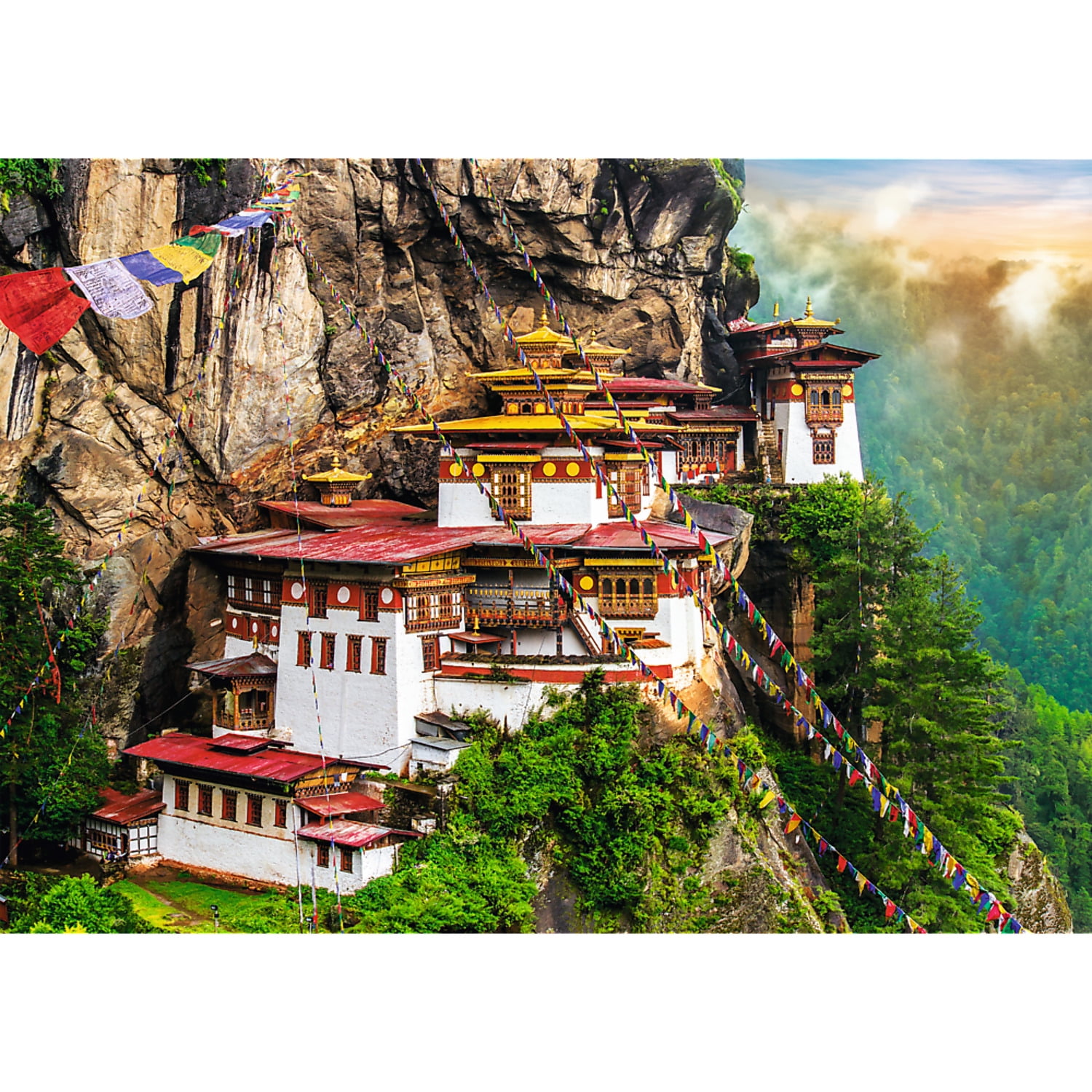 Trefl 2000 Piece Jigsaw Puzzle, Tiger's Nest, Bhutan