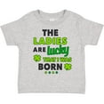 thumbnail image 3 of Inktastic The Ladies Are Lucky That I Was Born St Patricks Day Baby Boy Boys Toddler T-Shirt, 3 of 5