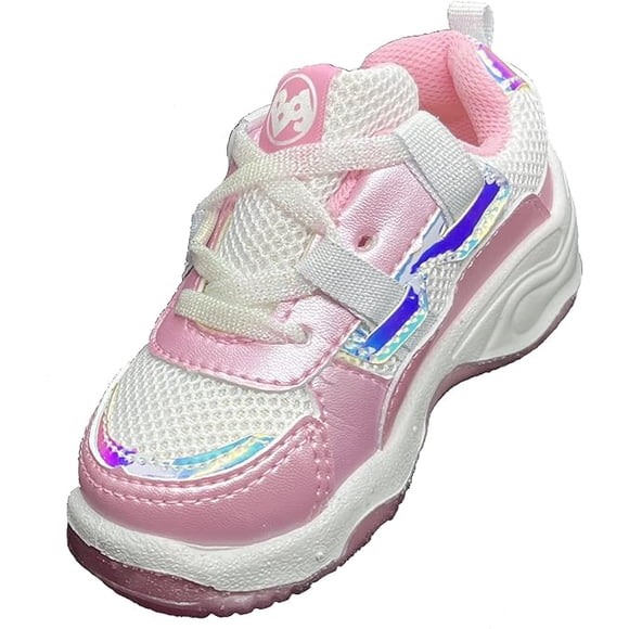 Sandak Tenis para Niña Blanco con Rosa Bubble Gummers Nucleo (JP_Footwear_Size_System, Big_Kid, Measurement, Measurement_20_Point_0_Centimeters)