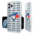 thumbnail image 5 of Toronto Blue Jays Text Backdrop Clear iPhone Case, 5 of 7