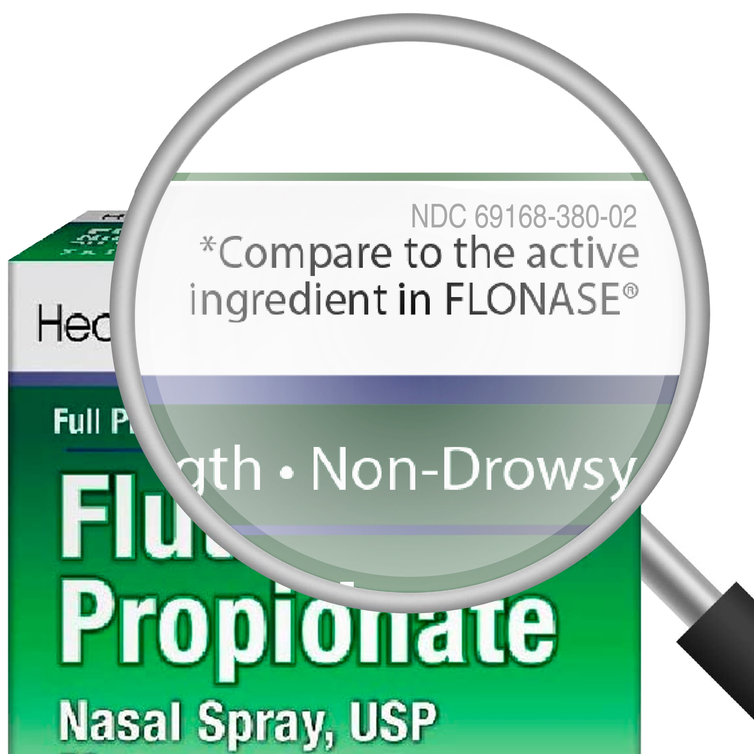 HealthA2Z Fluticasone Propionate Nasal Spray | 240 Sprays | 50 mcg per Spray | 24 Hour Allergy Relief | 120 Sprays x 2 Pack | Relief from Nasal Congestion | Runny Nose | Sneezing
