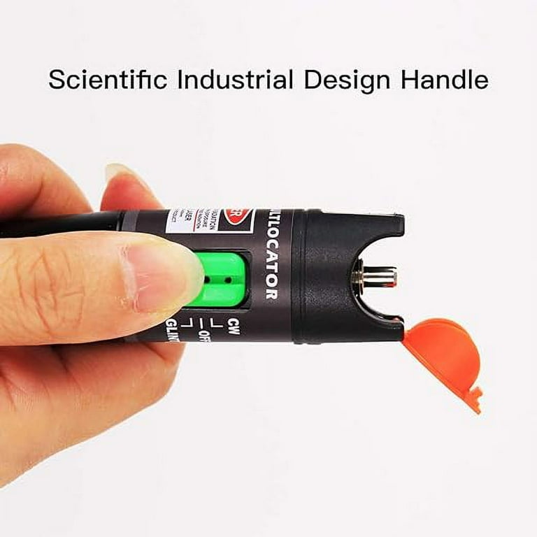 SAIVXIAN Fiber Visual Fault Locator VFL 30mW Red Light Pen Fiber Optic