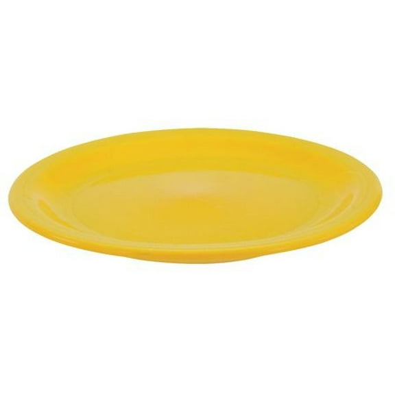 CRESTWARE BP43 Plate, 7-1/2", Ceramic Blue, Orange, Rose, Sage, Teal, Yellow PK36