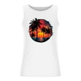 thumbnail image 4 of HAOTAGS Men's Tank Tops, Breathable Round Neck Summer Casual Bench Tops White 2XL, 4 of 5