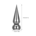 thumbnail image 2 of FENGGUIQU 4Ud Puntales De Valla De Aluminio Plata Con Elegante Para Jardín Y Patio, 2 of 7