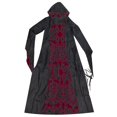 thumbnail image 4 of Likimi Hallowmas Dress For Women Dress Up Floral Print Hooded Stage Show Halloween Costumes For Performance Fashionable Cosplay Dresses Size 2Xl, 4 of 4