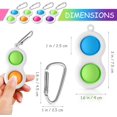 thumbnail image 4 of Llavero Squeeze Stress Descompression Sensory Toy, Schlüsselbund Drücken Stress Dekompression Sensorisch Spielzeug,für Kinder Erwachsene MFZFUKR MZQ-0557-1, 4 of 8