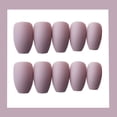 thumbnail image 2 of Press on Nails Medium Length Fake Nails, Press-On Manicure, False Nails for Women and Girl, Includes Prep Pad, Mini File, Nail Stickers, and 24pcs Fake Nails, 2 of 3